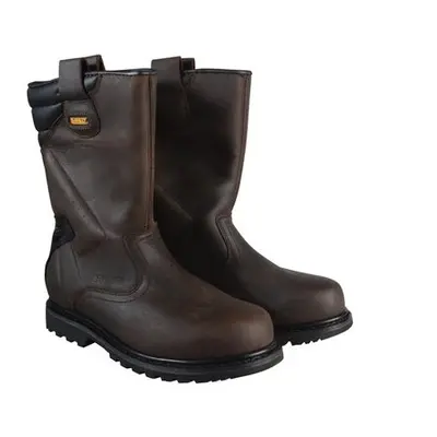 (10 (Adults')) DeWalt DEWRIGGER10 Classic Rigger Brown Safety Boots UK Euro