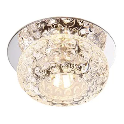 (Warm White, 5W) 3W 5W Modern Round Shape Warm White Pure White Crystal LED Ceiling Light Chande