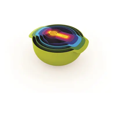 Joseph Joseph Nest Plus, Piece compact Food Preparation Set with Mixing Bowls, Measuring cups, S