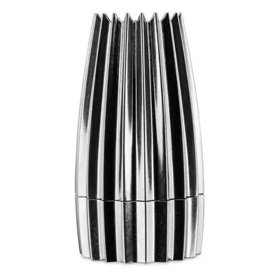 Alessi Grind WAL03 - Design Salt Pepper and Spice Mill, Cast Aluminium, Polished, Grey, 7.50 x 7