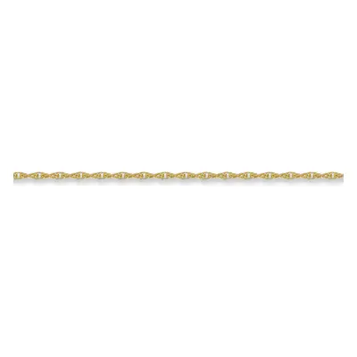 (16) Jewelco London Unisex Solid 9ct Yellow Gold Prince of Wales 2mm Gauge Pendant Chain Necklac