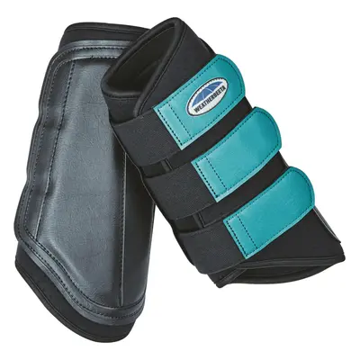 (Full, Black/Turquoise) Weatherbeeta Single Lock Brushing Boots