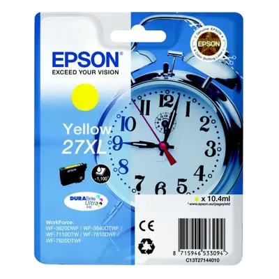 Epson C13T27144012 (27XL) Ink cartridge yellow, 1.1K pages, 10ml