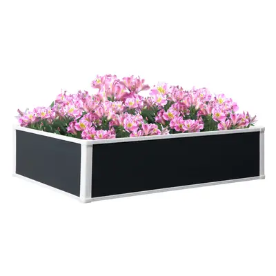 Outsunny Garden Raised Bed Planter Grow Containers Flower Pot PP x 90cm