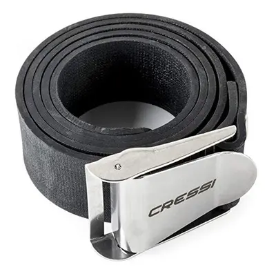 Cressi Quick-Release Elastic Belt w/Metal Buckle, Black (TA626010)