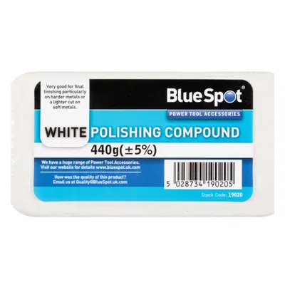 Polishing Compound Blocks Buffing 500g White Bluespot BS19020