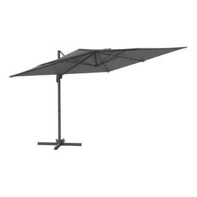 vidaXL Cantilever Garden Parasol with Aluminium Pole Umbrella Anthracite