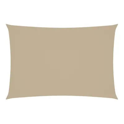 vidaXL Sunshade Sail Oxford Fabric Rectangular 3x5 m Beige Patio Sunscreen