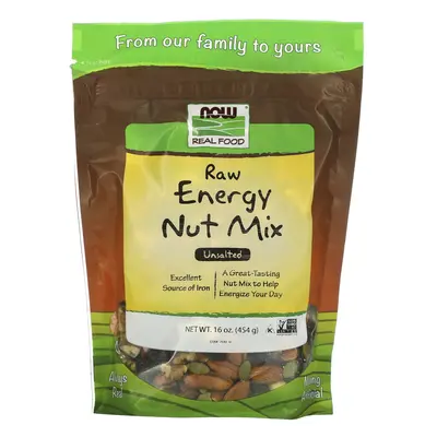 Now Foods, Real Food, Raw Energy Nut Mix, Unsalted, oz (454 g)