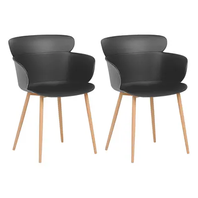 Set of Dining Chairs SUMKLEY Black