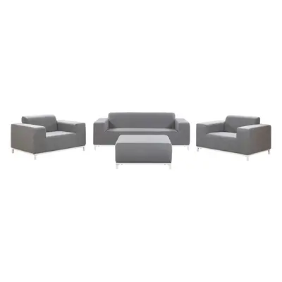 Sofa Set with Table ROVIGO Grey