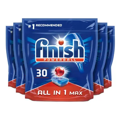 Finish Max All in Powerball, Original, Tabs (5-Pack)