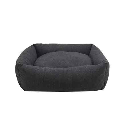 Rosewood Small dog bed for dogs, kittens and puppies. Machine washable, super soft and cosy grey