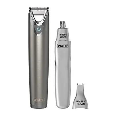 Wahl Stainless Steel Trimmer with Dual Head Ear and Nose Trimmer