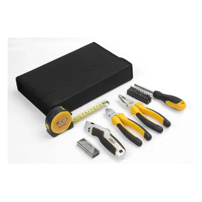 - Piece Tool Kit | Includes Screwdriver & Bits, Pliers, Retractable Knife, Tape Measure and Stor