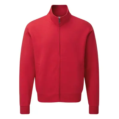 (M, Classic Red) Russell Mens Authentic Full Zip Sweatshirt Jacket