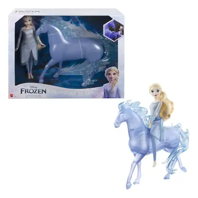 Toys, Elsa Fashion Doll with Horse-Shaped Water Nokk Figure Inspired by Disney's Frozen 2, HLW58