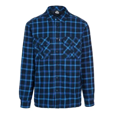 (XXS, Dark Blue Check) Trespass Mens Long Sleeved Check Shirt Rapeseed