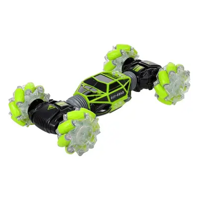 (Green) 1/16 RC Stunt Car 4WD Watch Gesture Sensor Control Deformable Electric