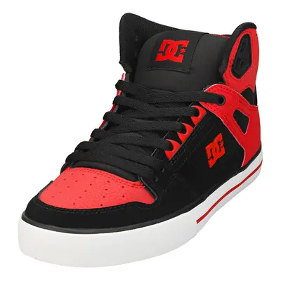 (8) DC Shoes Pure High-top Wc Mens Casual Trainers in Red Black