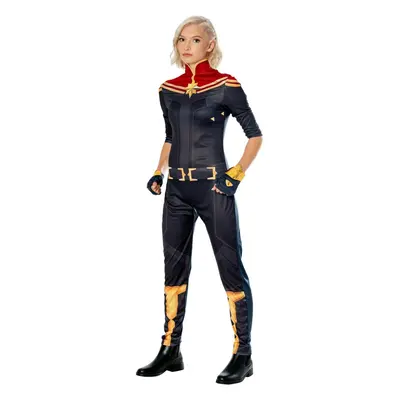 (M, Blue/Red) Captain Marvel Unisex Adult Costume