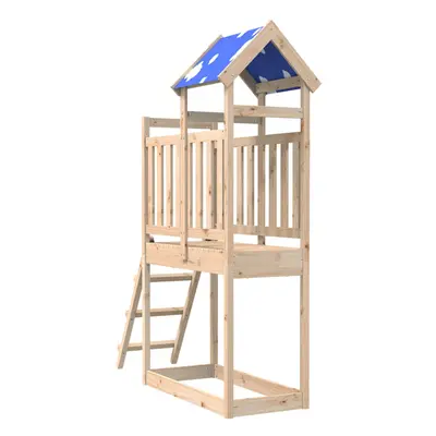 (solid pine wood) vidaXL Play Tower with Ladder Playset Climbing Frame Impregnated Wood Pine