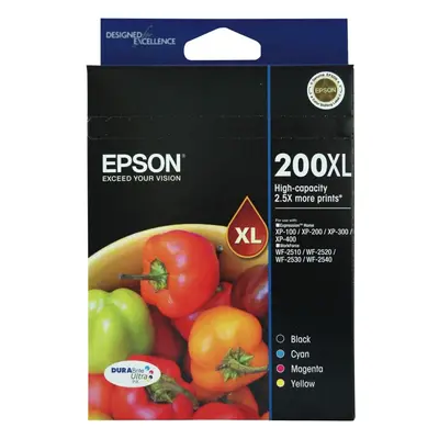 GENUINE Original Epson 200XL ink Value Pack Cartridge T201692 C13T201692