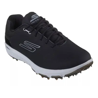 (UK 10.5, Black/Grey) Skechers Mens Go Golf Pro Spikeless Arch Fit Waterproof Golf Shoes