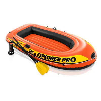 Intex Inflatable Boat Canoe with Oars and Pump Explorer Pro Set 58358NP