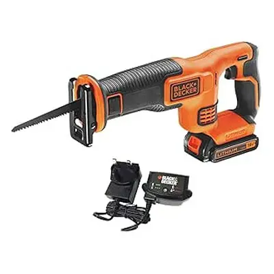 Black & Decker 18V Cordless Reciprocating Saw With Battery & Charger