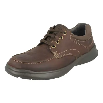 (UK 8.5, Brown Oily (Brown)) Mens Clarks Casual Shoes Cotrell Edge - G Fit