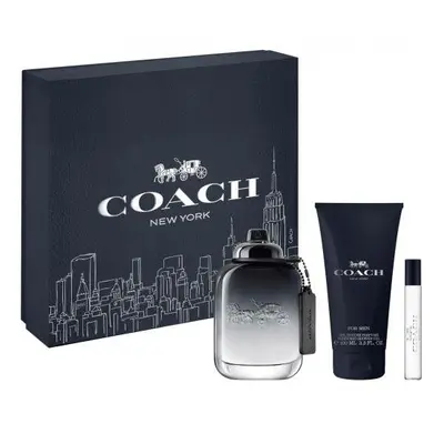 Coach New York Pcs Set For Men: 3.4 Eau De Toilette Spray + 0.25 Eau De Toilette Spray + 3.3 All