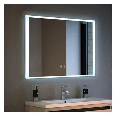 Frameless Anti-Fog Dimmable LED Wall Mirror