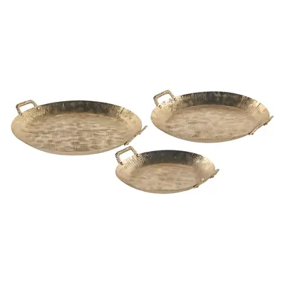 Trinket Dish DEORIA Set of Gloss Gold