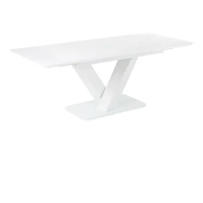 Extending Dining Table SALTUM 160/200 cm cm White