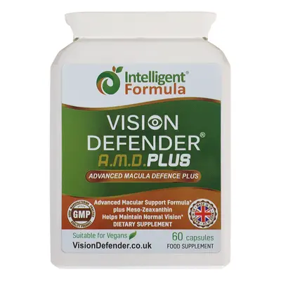 VISION DEFENDER AMD PLUS: Enhanced AREDS2 Formula Vegan Supplement Caps