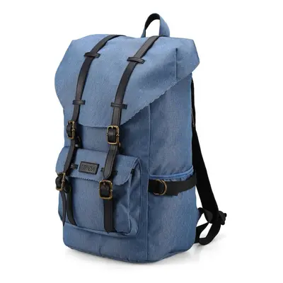 (Blue) Casual Laptop Travel Backpack