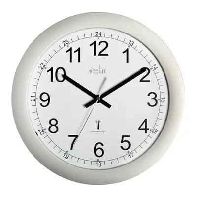 Acctim Clock Radio Controlled Silver