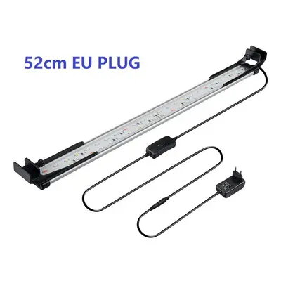 (EU Plug) 52CM 48LED Aquarium Fish Tank Light High-bright Double Drainage Water Grass Lamp