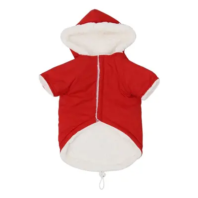 (Red, S) Adjustable Windproof Warm Dog Clothes Close-fitting Design Upgrade Polyester Taffeta Ma