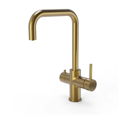 4-In-1 Hot Water Kitchen Tap With Tank & Filter, Gold Finish - SIA HWT4GO