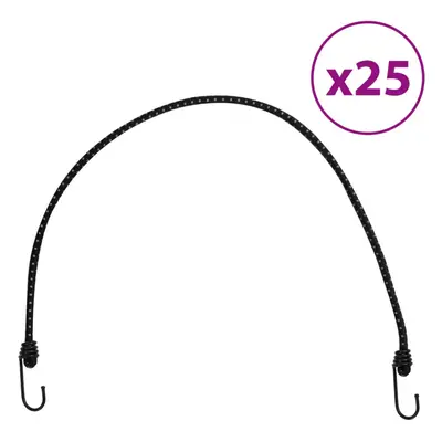 vidaXL Bungee Cords with Reflective Strips and Hooks Bungee Straps pcs