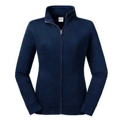 (XS, French Navy) Russell Womens/Ladies Authentic Sweat Jacket