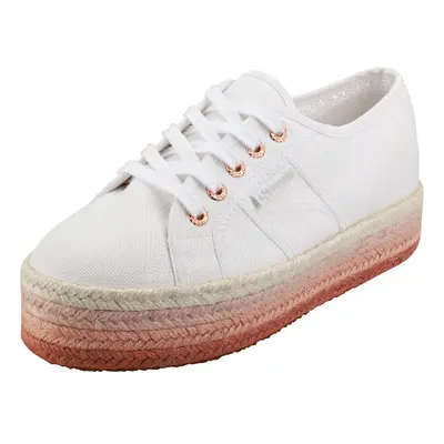 (8) Superga Cotcoloropew Womens Platform Trainers