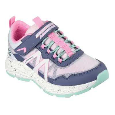 (12.5 UK Child, Charcoal/Multicoloured) Skechers Girls Adventure Blitz Explorer Time Trainers