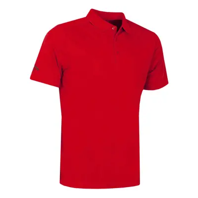 (L, True Red) Callaway Golf Mens Tournament Opti-Dri Wicking Polo Shirt