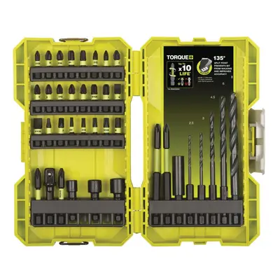 Ryobi RAK38DSDI2 Impact-Rated Mixed Drilling and Screwdriving Bit Set, Piece