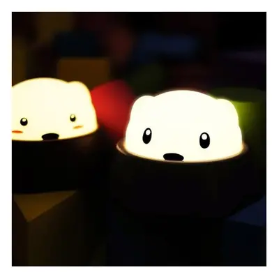 (Female) Creative Cute Diglett Lamp Touch Sensor Tap Control Rechargeable LED Night Light For Ba