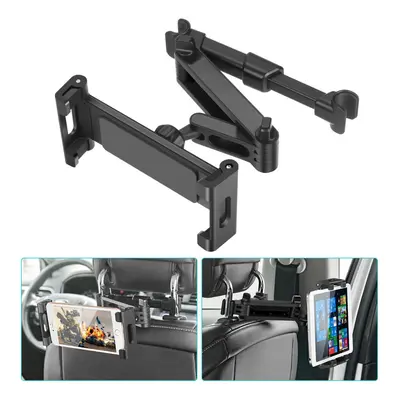 Universal Car Headrest Tablet Mount Rotating Auto Seat Back Phone Holder Car Backseat