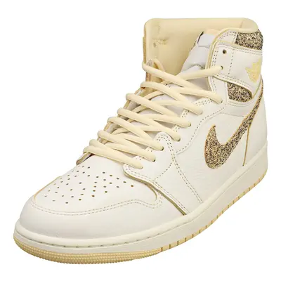 (9) Nike Air Jordan Retro Hi Mens Fashion Trainers in Sail